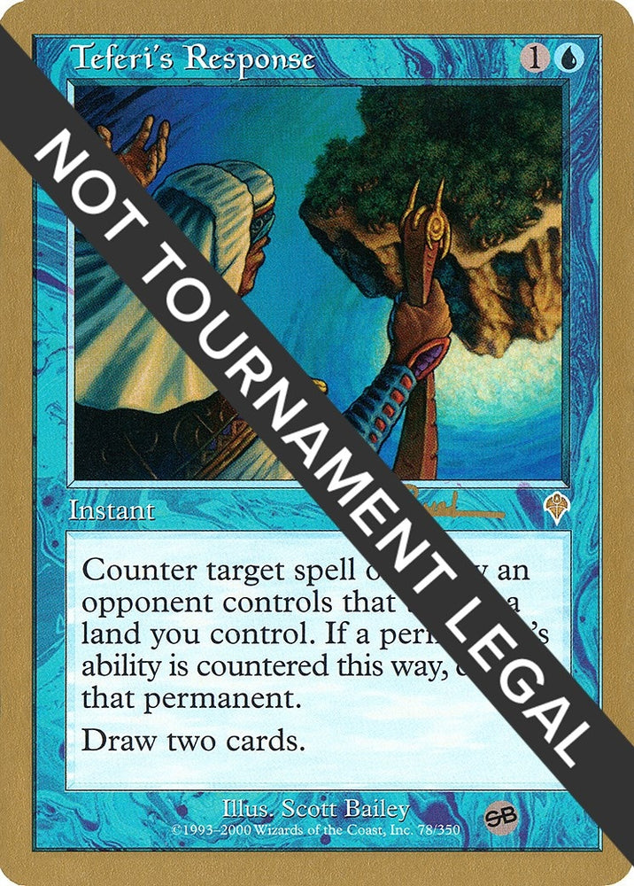 Image for Teferi's Response - 2001 Antoine Ruel (INV) (SB) [World Championship Decks]
