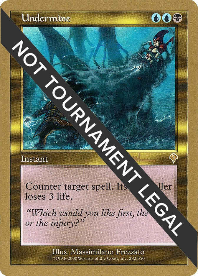 Image for Undermine - 2001 Antoine Ruel (INV) - Magic: The Gathering