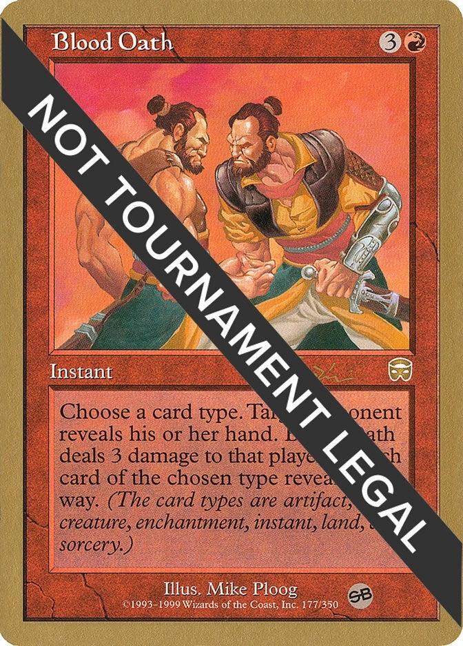 Image for Blood Oath - 2001 Jan Tomcani (MMQ) (SB) [World Championship Decks]