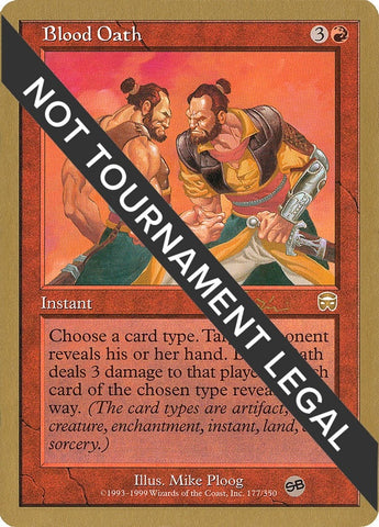 Image for Blood Oath - 2001 Jan Tomcani (MMQ) (SB) [World Championship Decks]