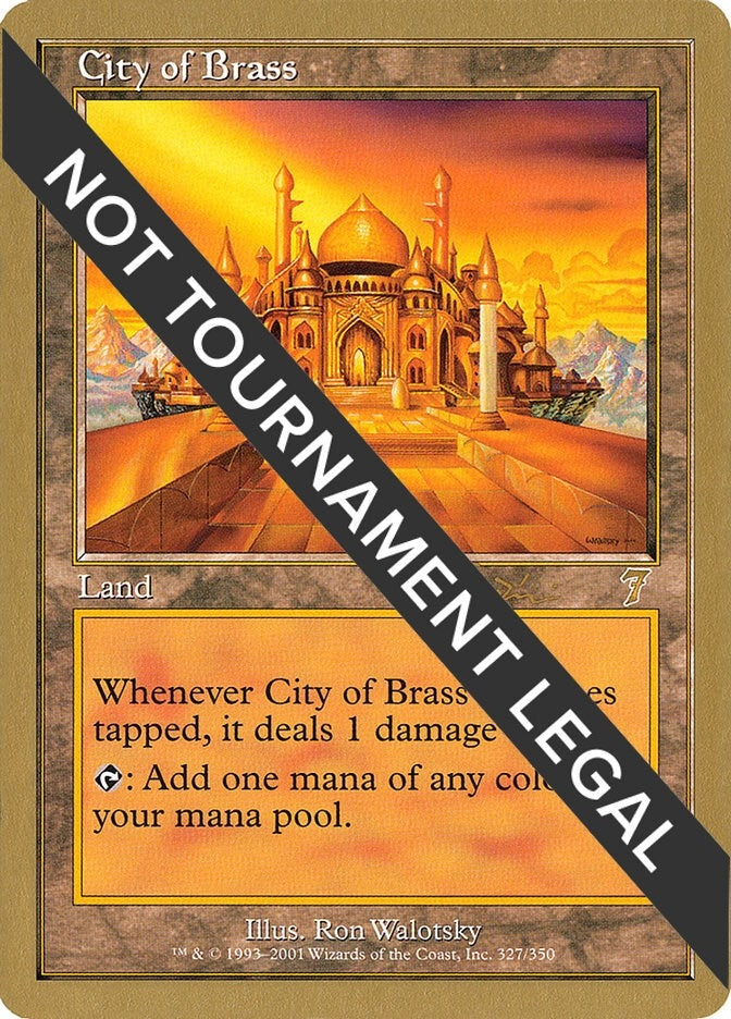 Image for City of Brass - 2001 Jan Tomcani (7ED) [World Championship Decks]