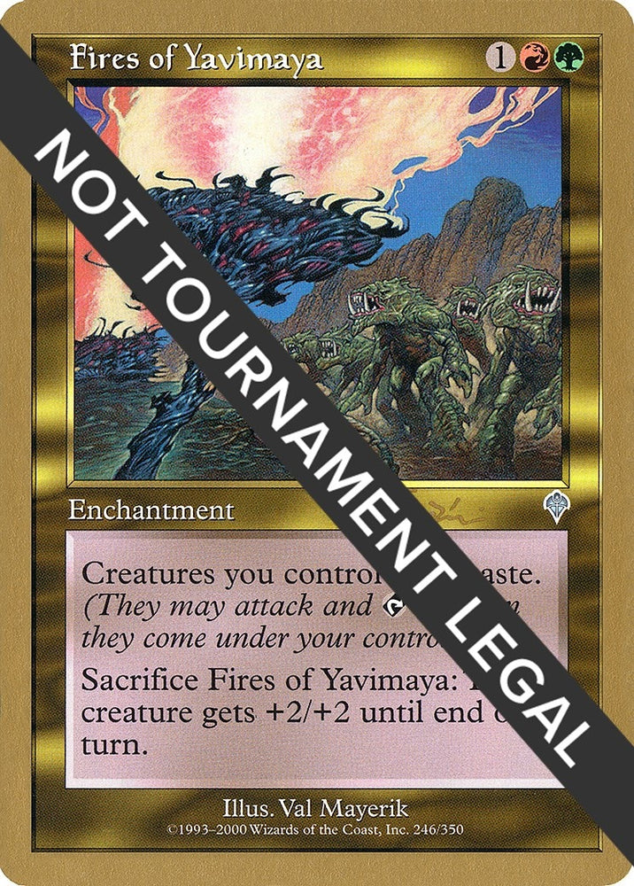Image for Fires of Yavimaya - 2001 Jan Tomcani (INV) [World Championship Decks]