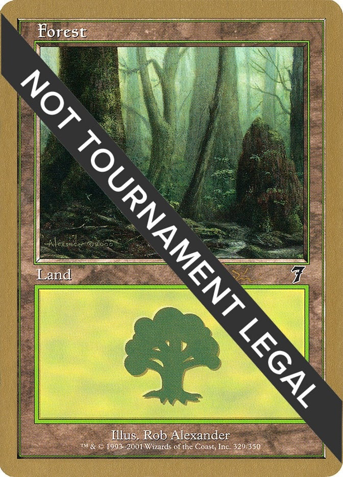 Image for Forest (329) - 2001 Jan Tomcani (7ED) [World Championship Decks]