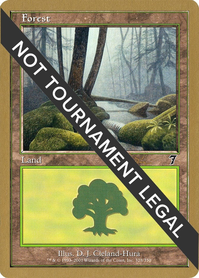 Image for Forest (328) - 2001 Jan Tomcani (7ED) [World Championship Decks]