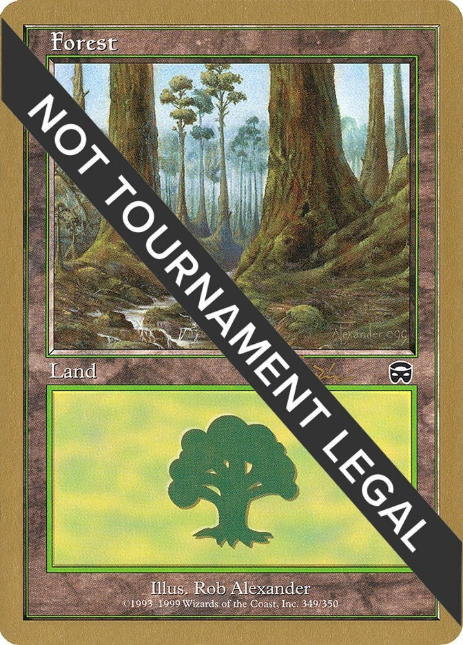 Image for Forest (349) - 2001 Jan Tomcani (MMQ) [World Championship Decks]