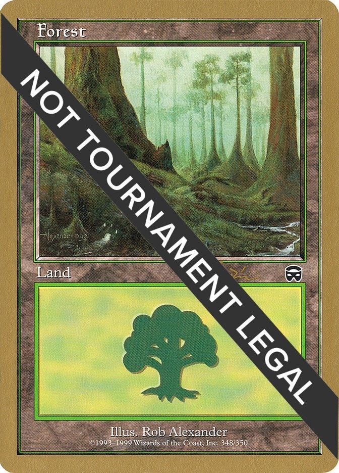 Image for Forest (348) - 2001 Jan Tomcani (MMQ) [World Championship Decks]
