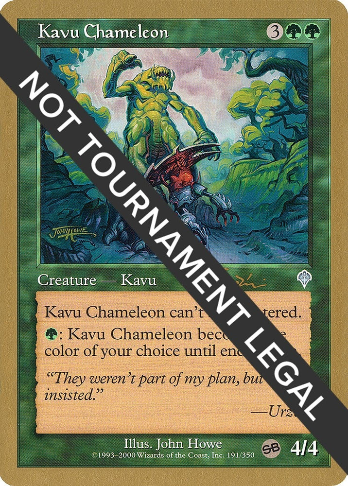 Image for Kavu Chameleon - 2001 Jan Tomcani (INV) (SB) [World Championship Decks]