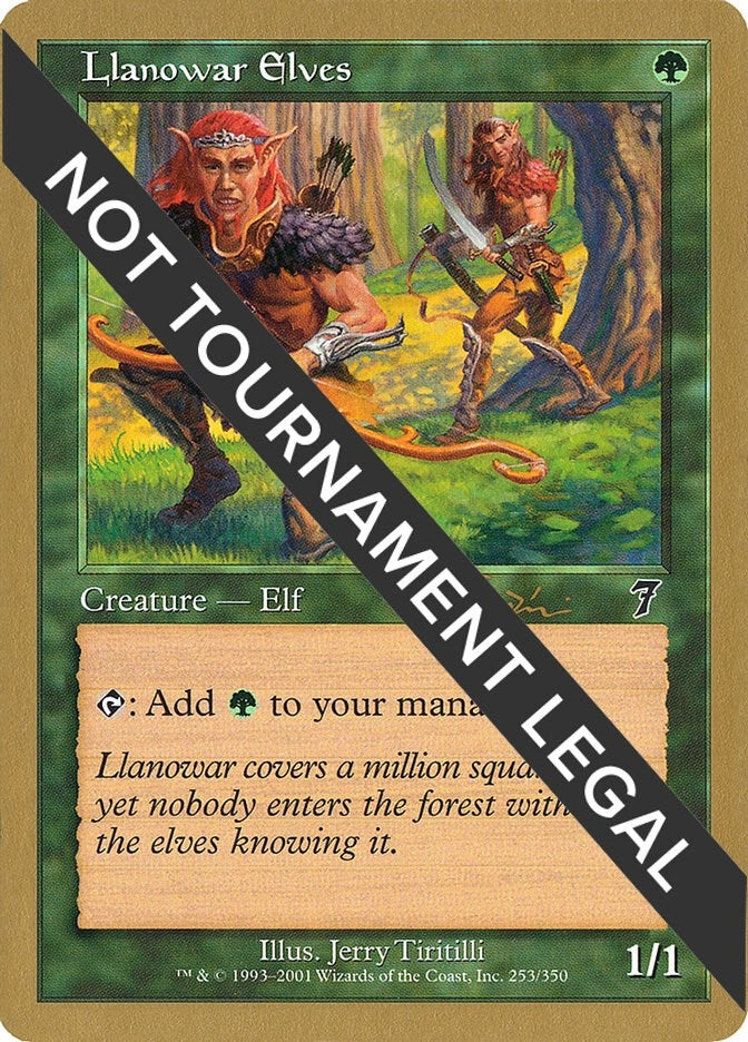 Image for Llanowar Elves - 2001 Jan Tomcani (7ED) [World Championship Decks]