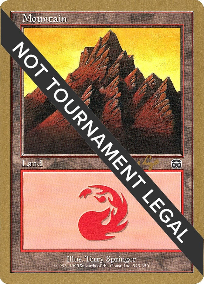 Image for Mountain (343) - 2001 Jan Tomcani (MMQ) [World Championship Decks]