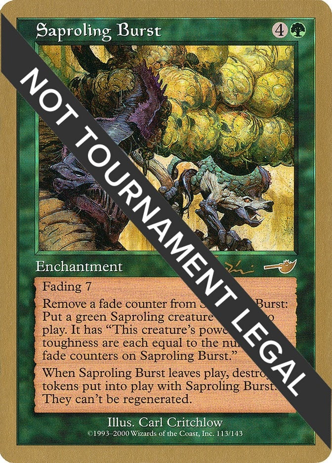 Image for Saproling Burst - 2001 Jan Tomcani (NMS) [World Championship Decks]