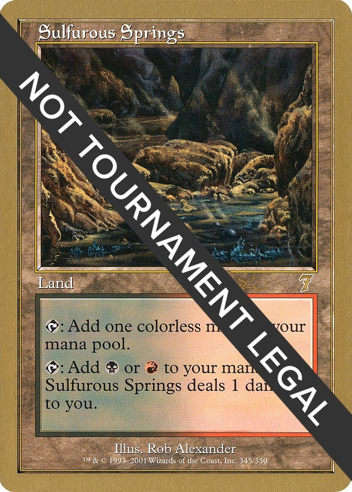 Image for Sulfurous Springs - 2001 Jan Tomcani (7ED) - Magic: The Gathering
