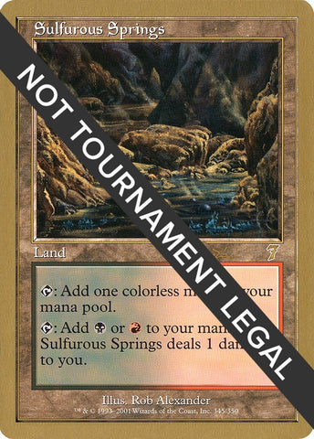 Image for Sulfurous Springs - 2001 Jan Tomcani (7ED) [World Championship Decks]