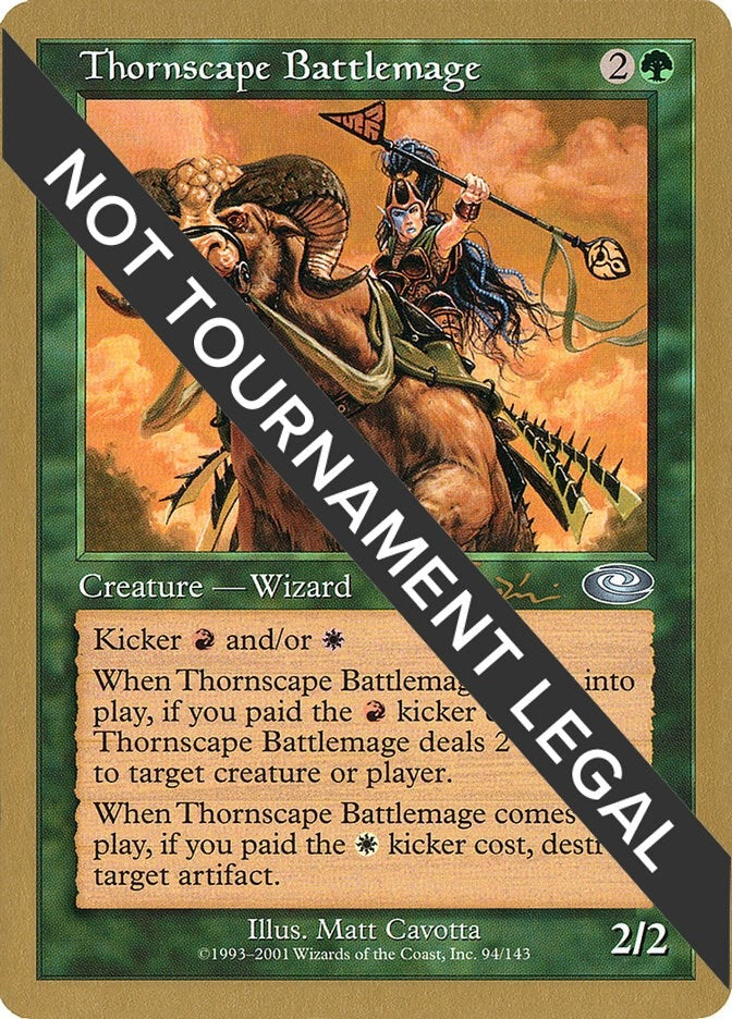 Image for Thornscape Battlemage - 2001 Jan Tomcani (PLS) - Magic: The Gathering