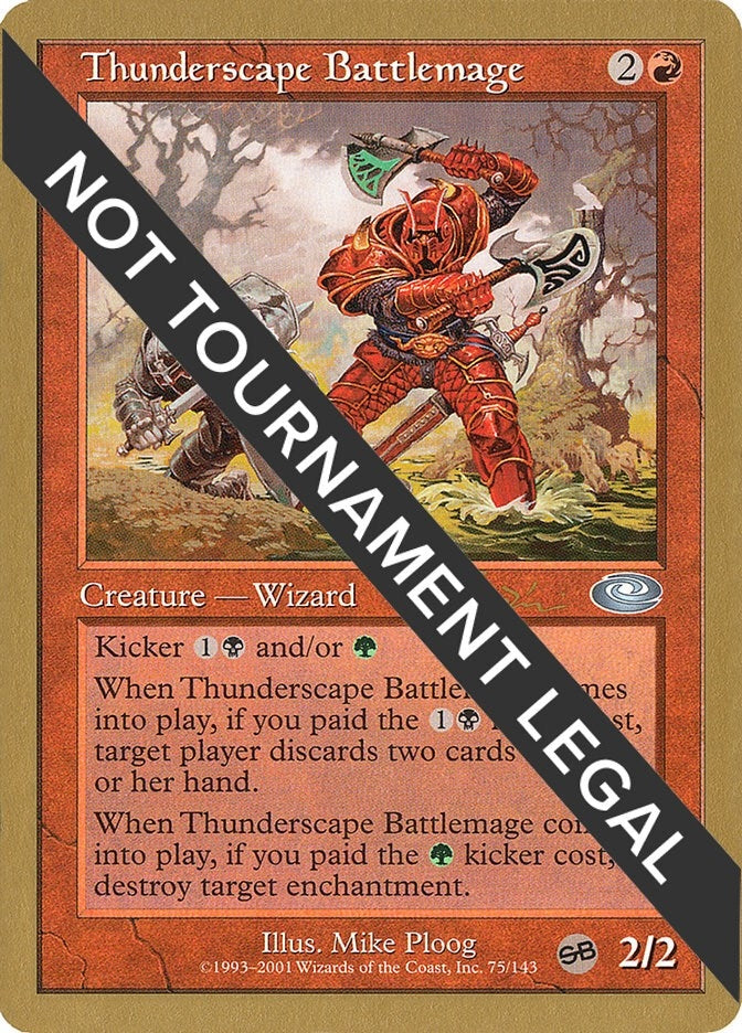 Image for Thunderscape Battlemage - 2001 Jan Tomcani (PLS) [World Championship Decks]