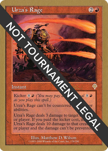 Image for Urza's Rage - 2001 Jan Tomcani (INV) [World Championship Decks]