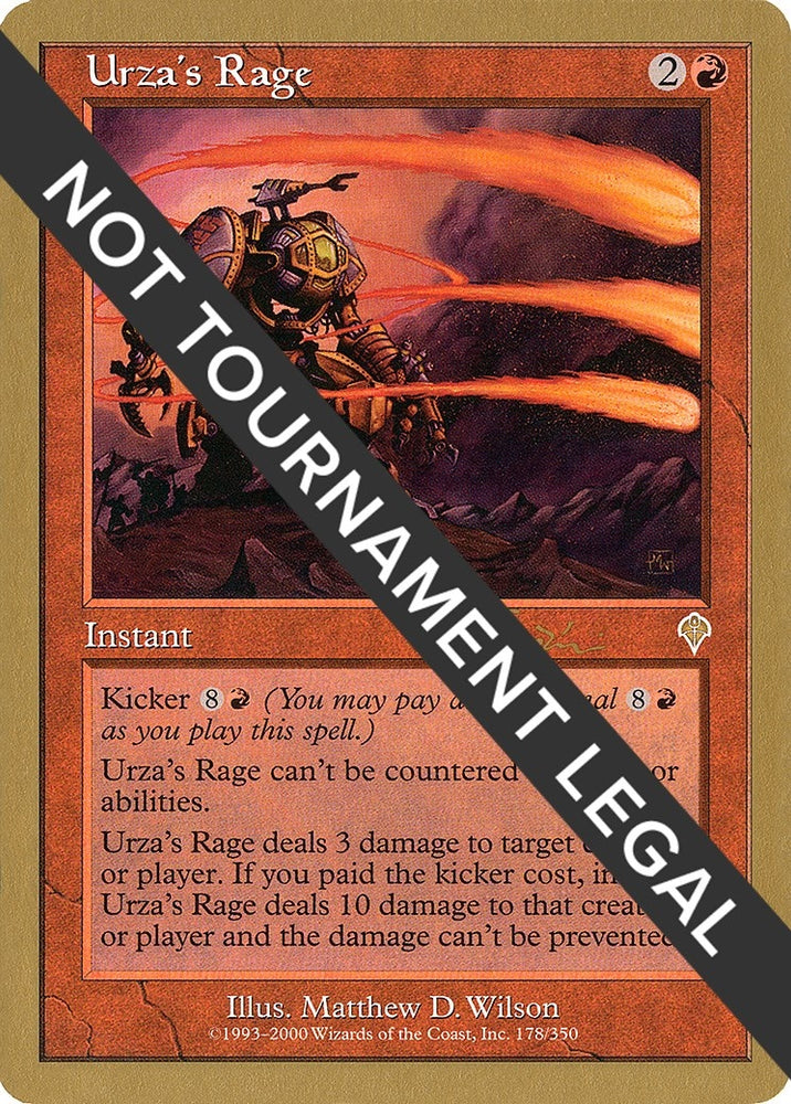 Image for Urza's Rage - 2001 Jan Tomcani (INV) - Magic: The Gathering
