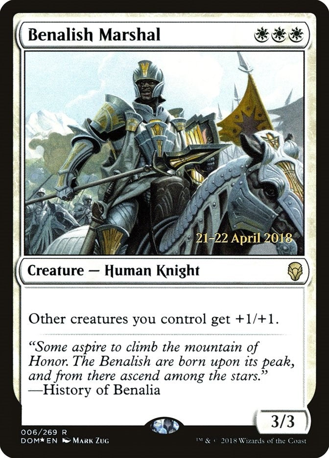 Image for Benalish Marshal (6) [Prerelease Cards]