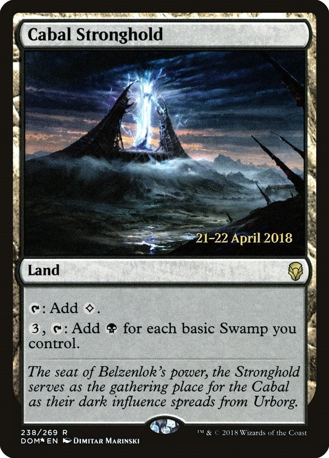 Image for Cabal Stronghold (238) [Prerelease Cards]