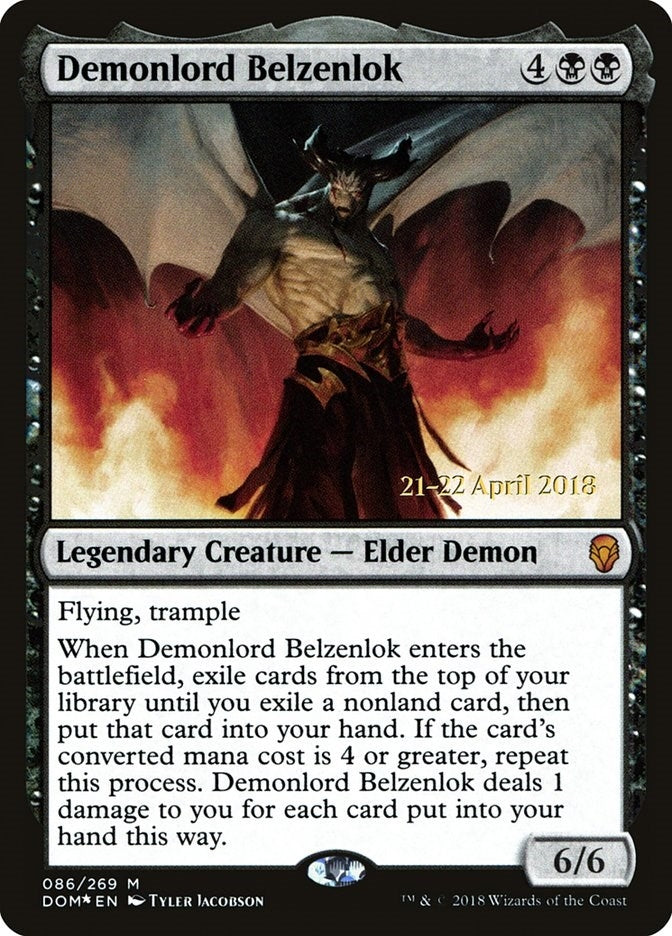 Image for Demonlord Belzenlok (86) [Prerelease Cards]