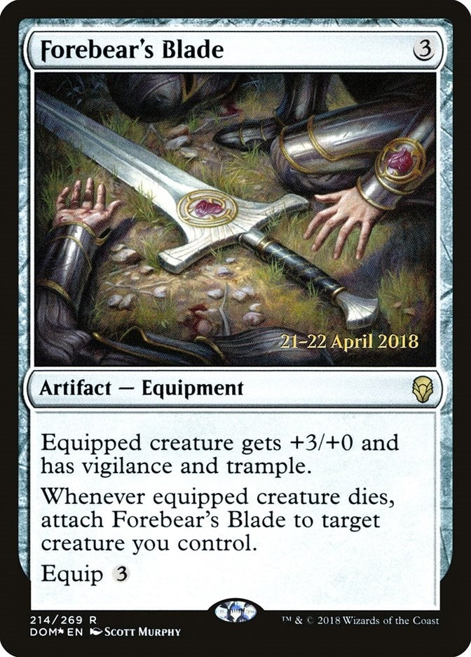 Image for Forebear's Blade (214) [Prerelease Cards]