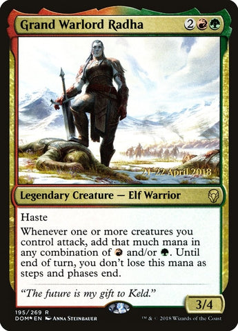 Image for Grand Warlord Radha (195) [Prerelease Cards]