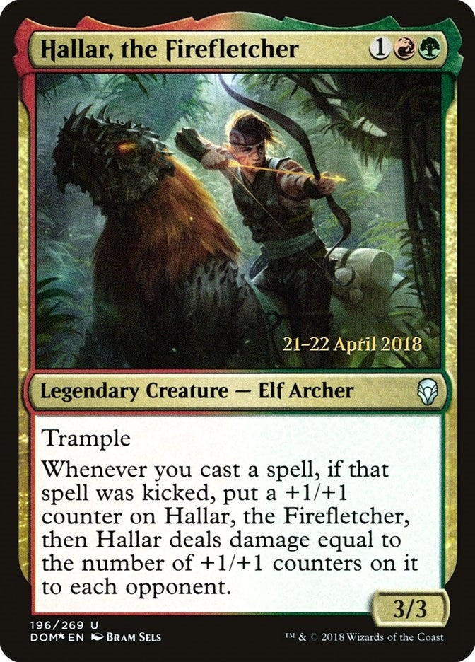 Image for Hallar, the Firefletcher (196) [Prerelease Cards]