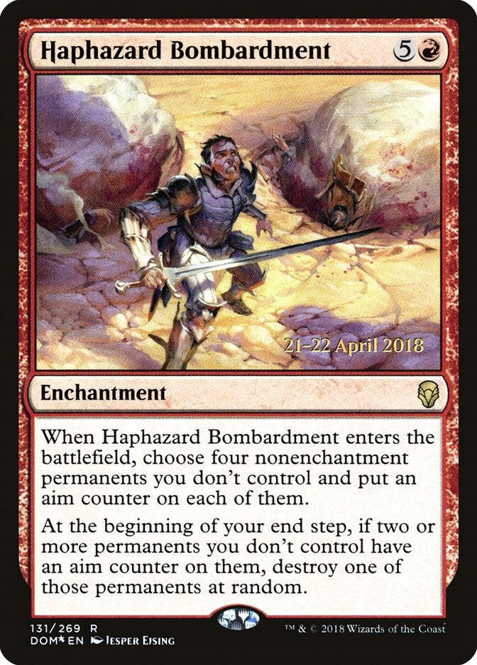 Image for Haphazard Bombardment (131) [Prerelease Cards]
