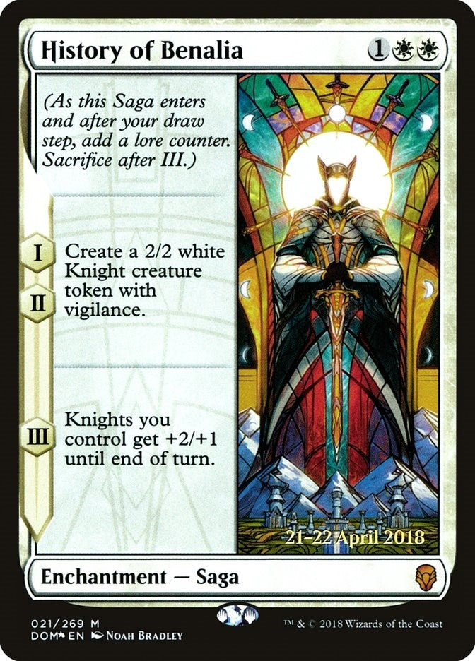 Image for History of Benalia (21) [Prerelease Cards]