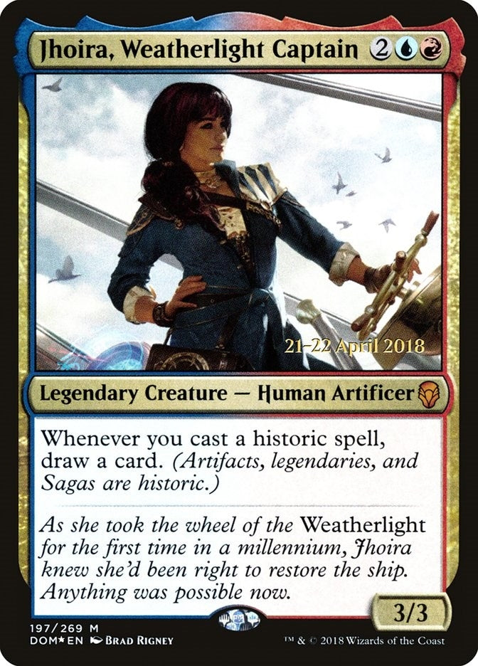 Image for Jhoira, Weatherlight Captain (197) [Prerelease Cards]