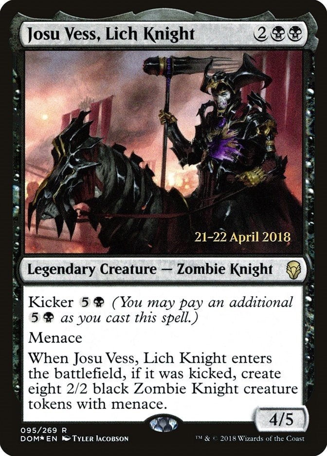 Image for Josu Vess, Lich Knight (95) [Prerelease Cards]