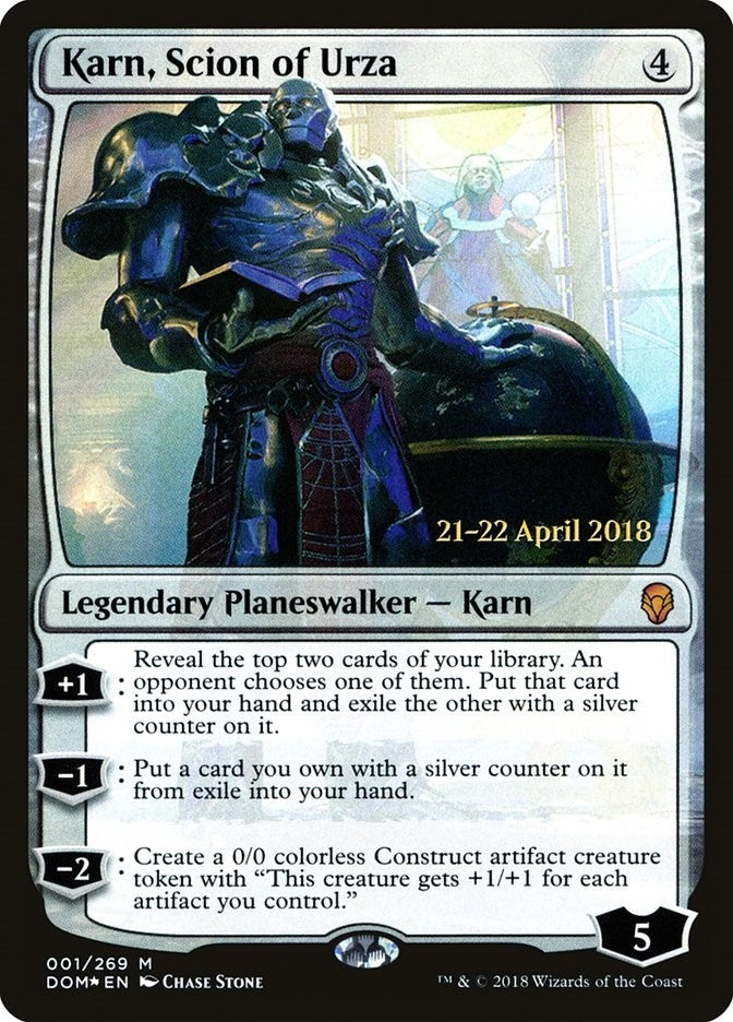 Image for Karn, Scion of Urza (1) [Prerelease Cards]