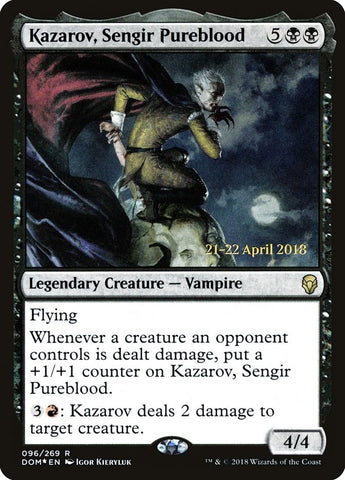 Image for Kazarov, Sengir Pureblood (96) [Prerelease Cards]