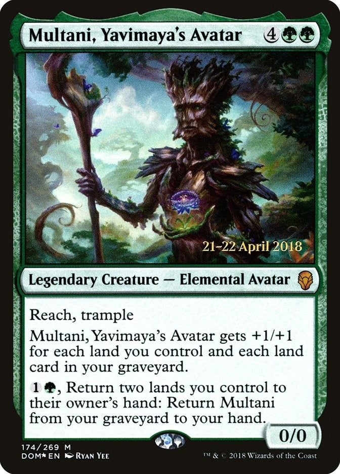Image for Multani, Yavimaya's Avatar (174) [Prerelease Cards]