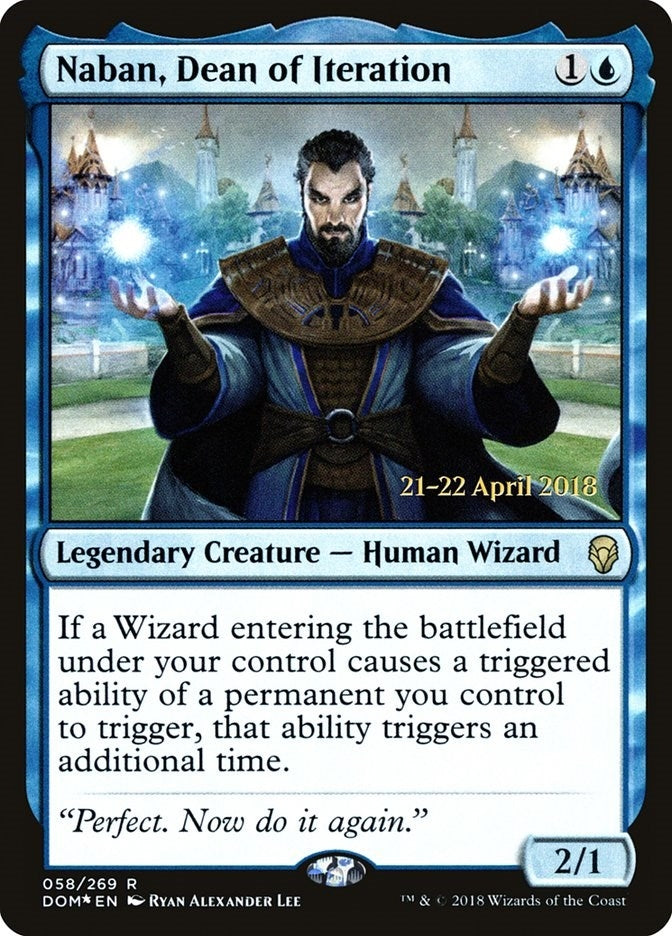 Image for Naban, Dean of Iteration (58) [Prerelease Cards]