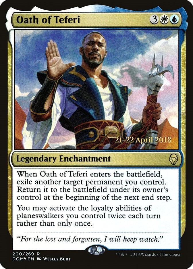 Image for Oath of Teferi (200) [Prerelease Cards]