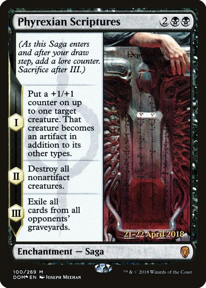 Image for Phyrexian Scriptures (100) [Prerelease Cards]