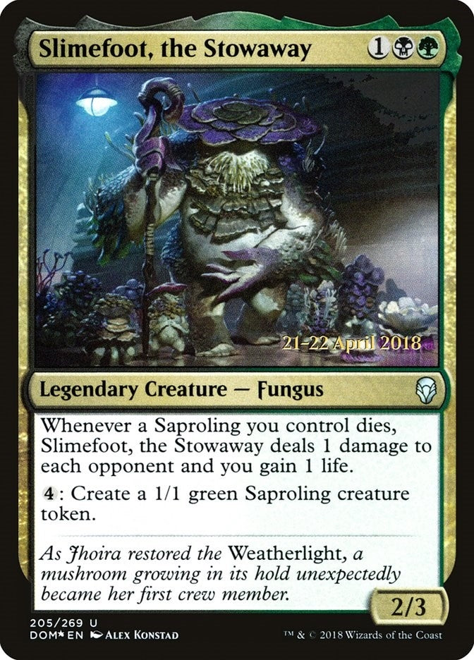 Image for Slimefoot, the Stowaway (205) [Prerelease Cards]