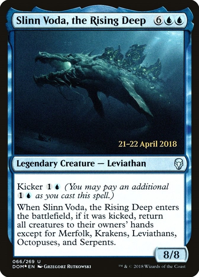 Image for Slinn Voda, the Rising Deep (66) [Prerelease Cards]