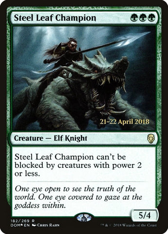 Image for Steel Leaf Champion (182) - Magic: The Gathering
