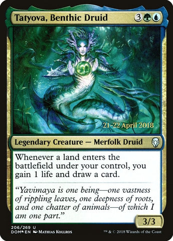 Image for Tatyova, Benthic Druid (206) [Prerelease Cards]