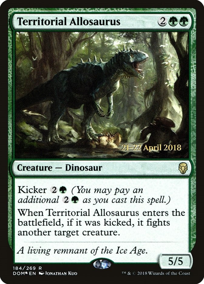 Image for Territorial Allosaurus (184) [Prerelease Cards]