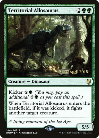 Image for Territorial Allosaurus (184) [Prerelease Cards]
