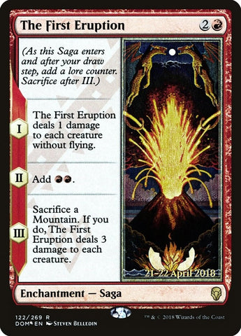 Image for The First Eruption (122) [Prerelease Cards]