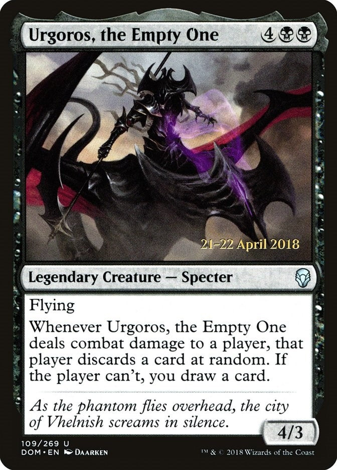 Image for Urgoros, the Empty One (109) [Prerelease Cards]