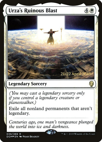Image for Urza's Ruinous Blast (39) [Prerelease Cards]