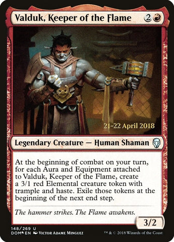Image for Valduk, Keeper of the Flame (148) [Prerelease Cards]