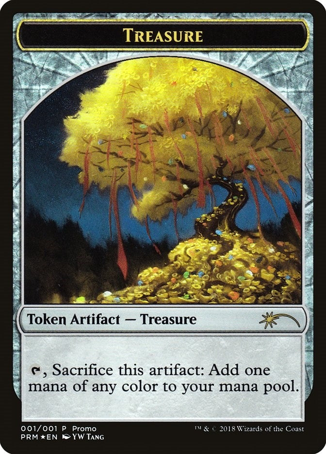 Image for Treasure Token (2018 Lunar New Year Promo) (1) - Magic: The Gathering