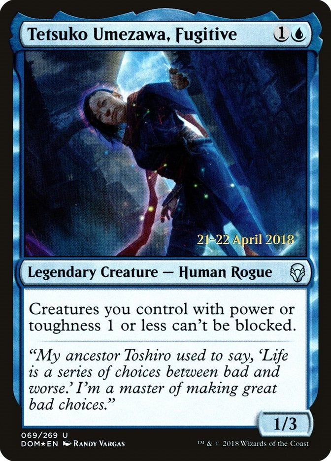 Image for Tetsuko Umezawa, Fugitive (69) [Prerelease Cards]
