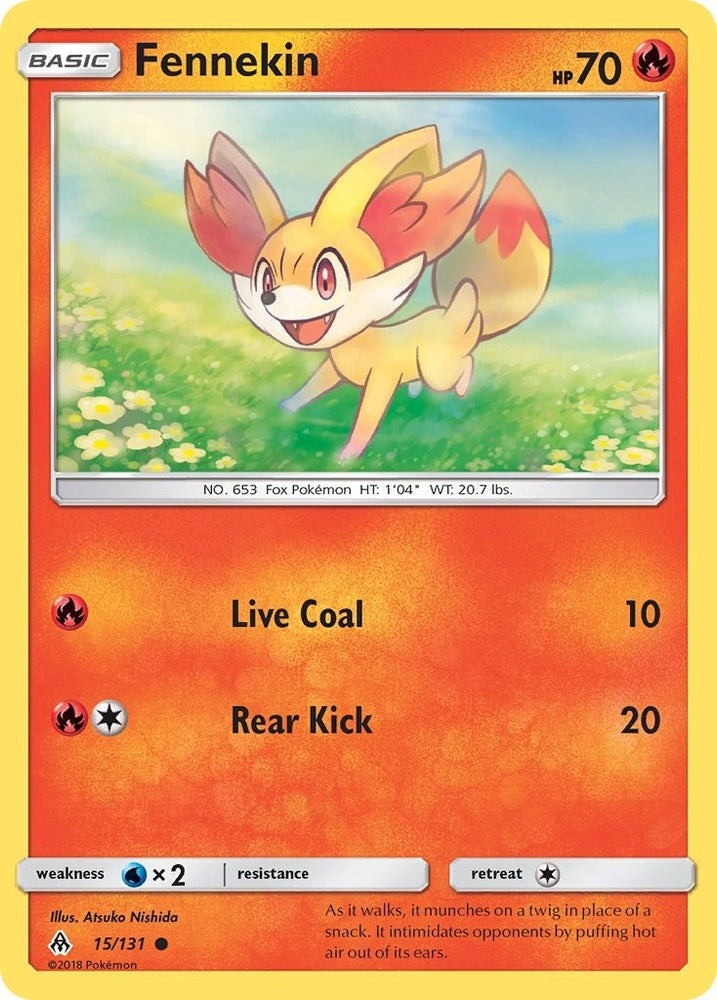 Image for Fennekin (15) (15/131) [SM - Forbidden Light]