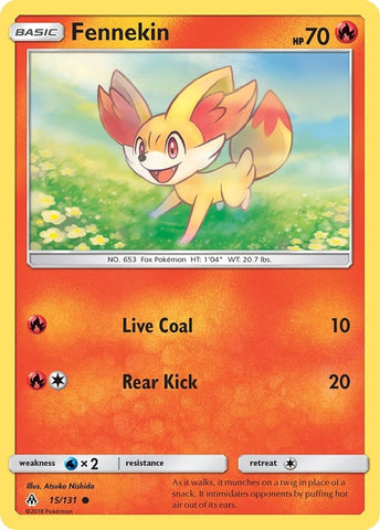 Image for Fennekin (15) (15/131) [SM - Forbidden Light]